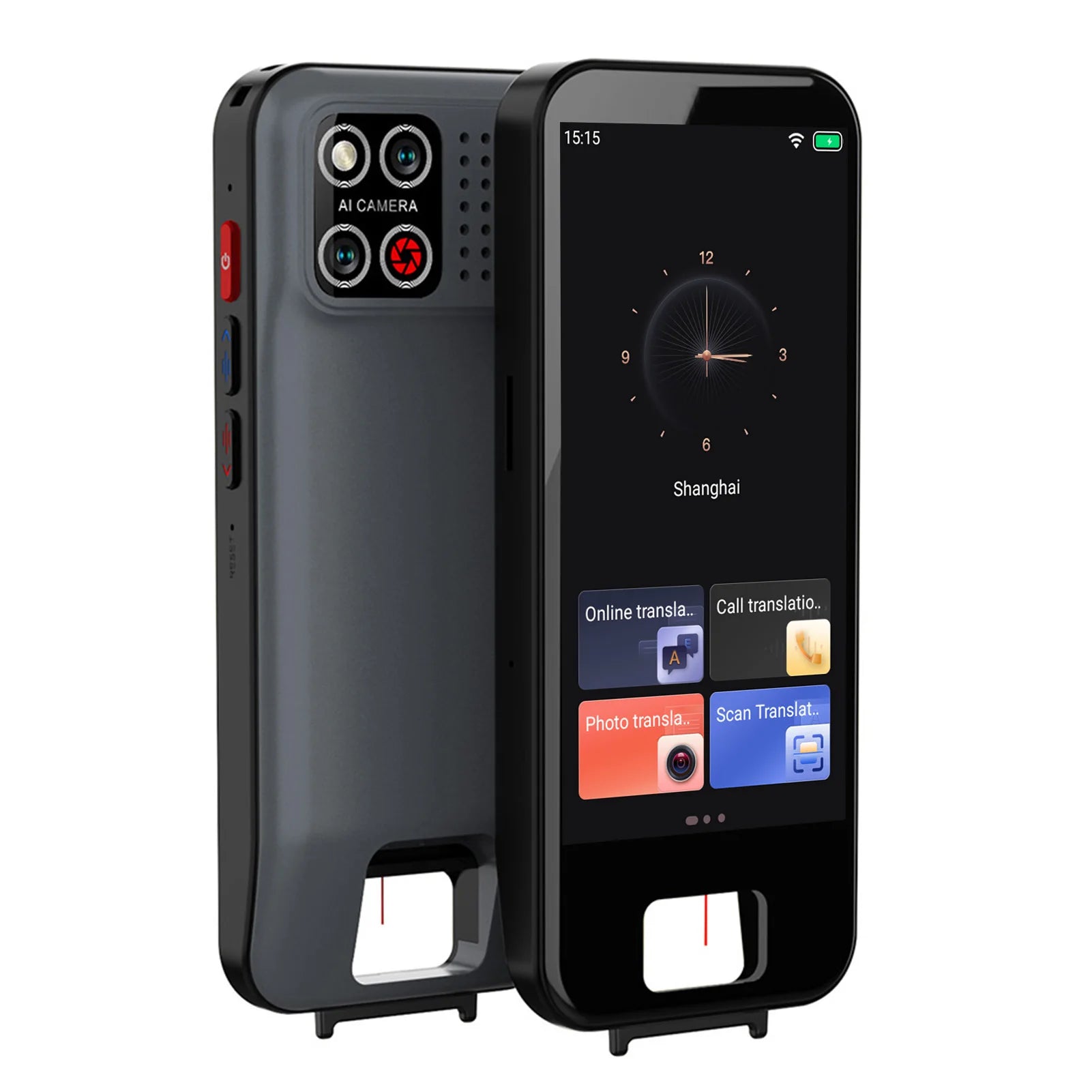 4.5'' S50PRO AI Smart Scan Translator with Built in Battery 148 Languages Online 19 Offline Translation Video Call Real Time